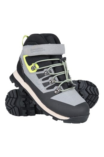 Scale Kids Waterproof Walking Boots Grey