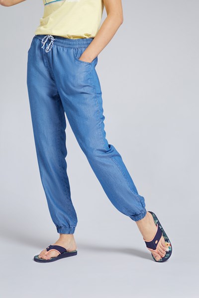 Animal Sand Dunes Womens Trousers - Blue