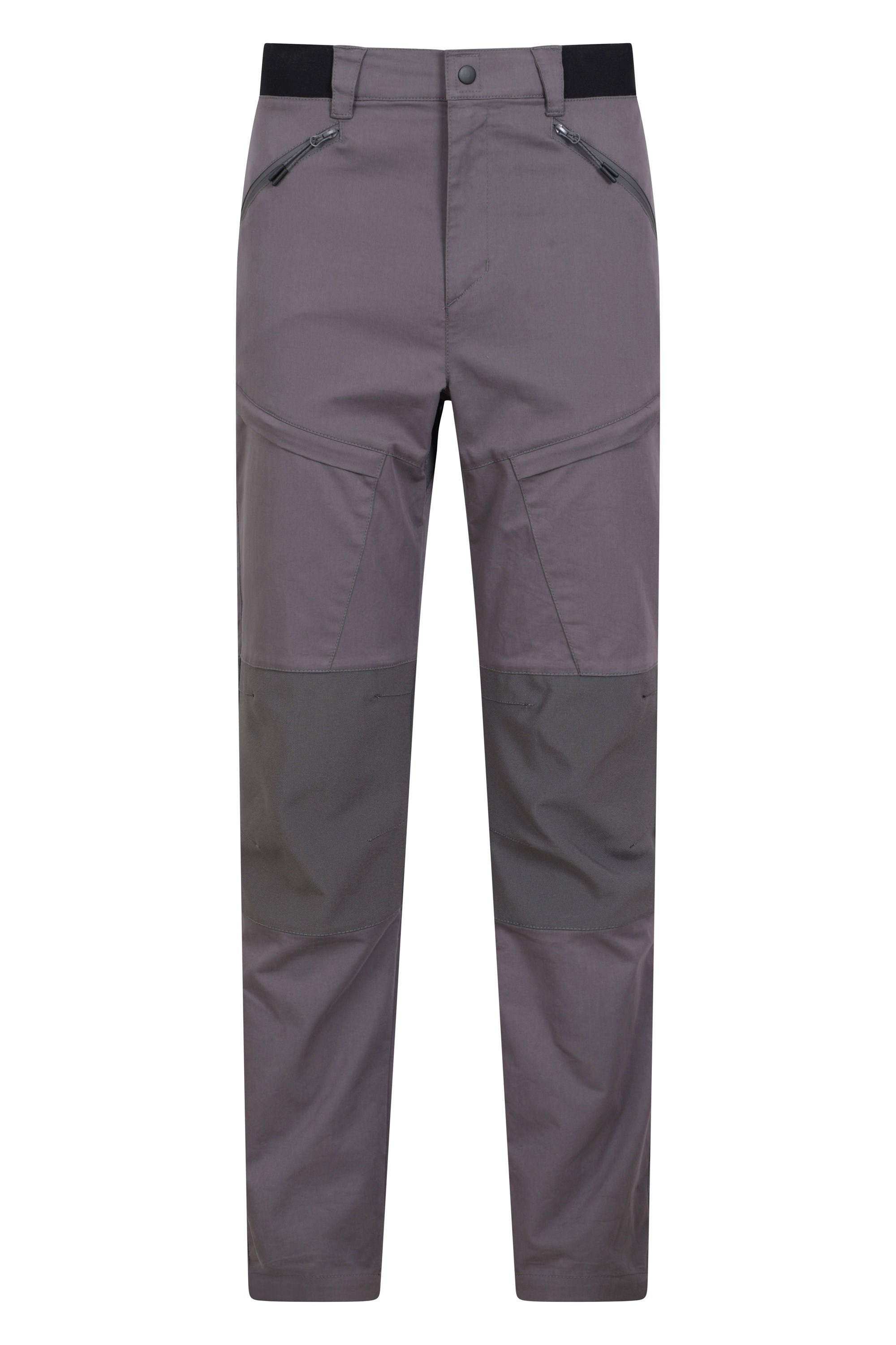 Mountain Warehouse Jungle Mens Trekking Pants - Short Length - Black | Size W34