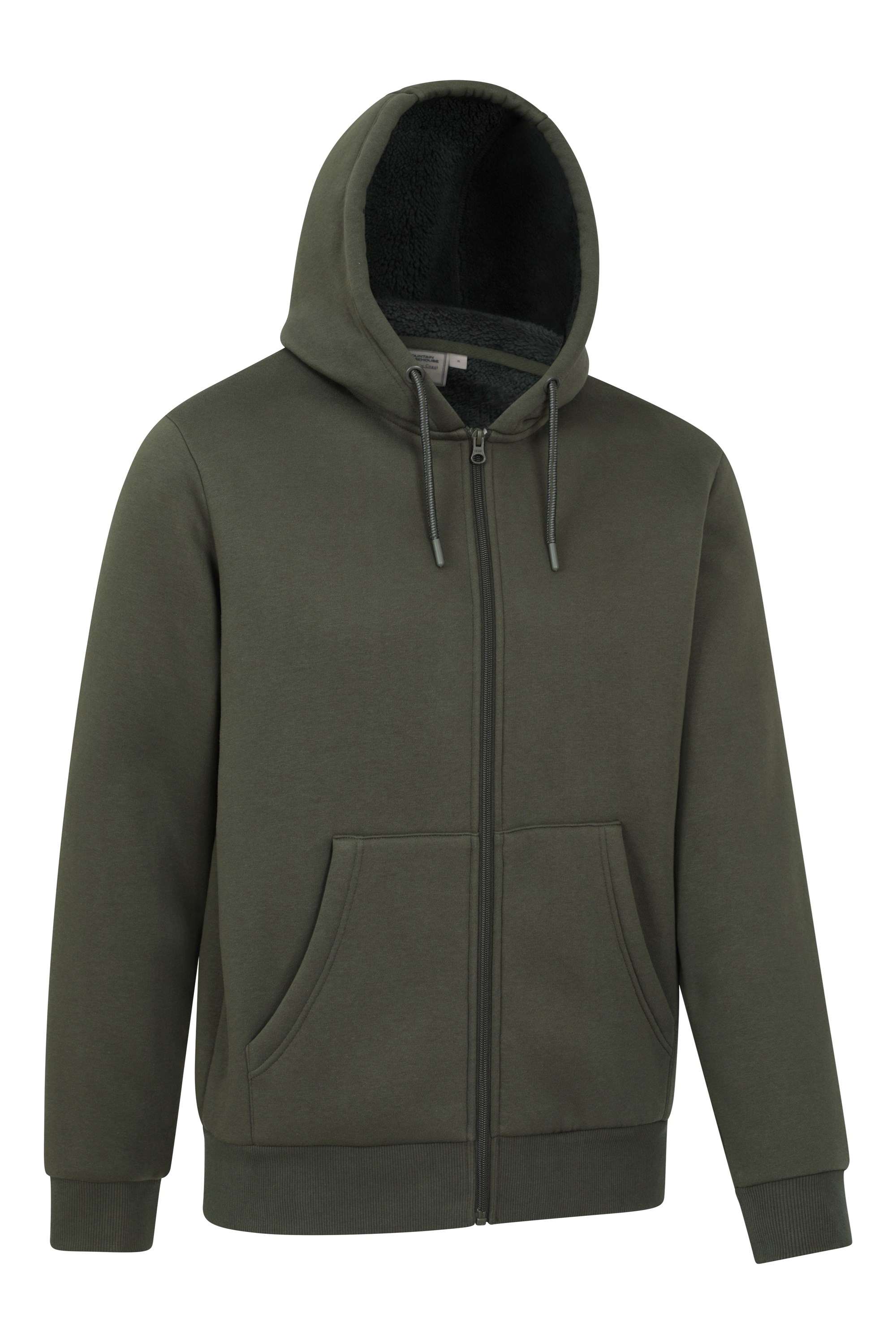 Borg shops lined zip up hoodie