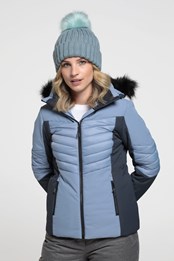 Aerial — damska wyściełana kurtka narciarska Niebieski