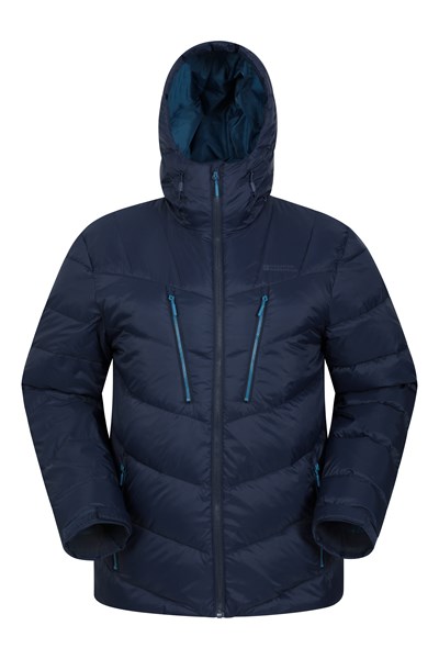 Barrier Extreme Mens Down Jacket - Navy