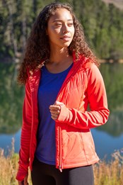 Recycled Womens Active Padded Jacket Coral