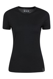 Merino Kurzarm-T-Shirt für Damen