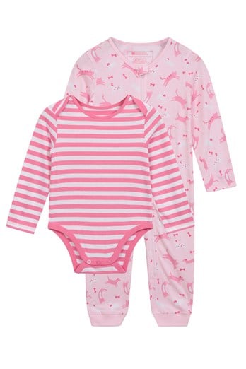 Body-Set für Babys Hellrosa
