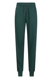 Bamboo Womens Loungewear Sweatpants Dark Green