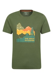 Great Outdoors Mens Organic T-Shirt