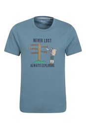 Never Lost Mens Organic T-Shirt