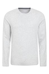 Eden Mens Organic T-Shirt Light Grey