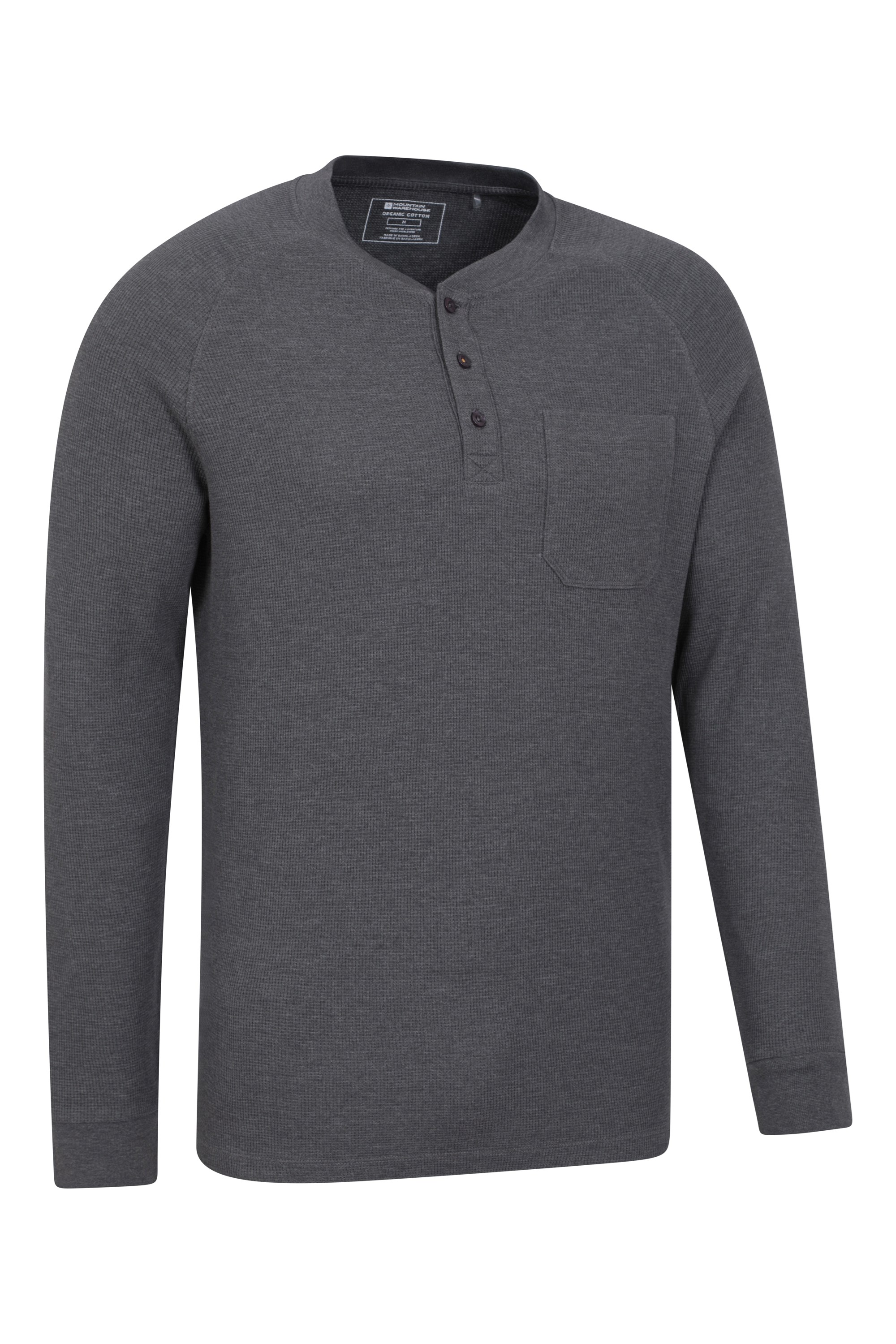 Selby Mens Waffle Henley Tee