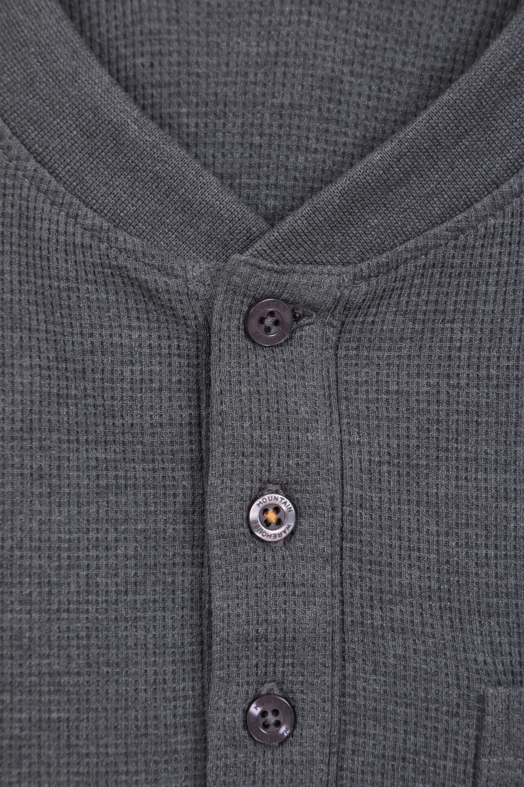Selby Mens Waffle Henley Tee