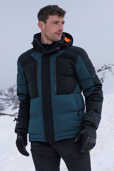 Ultra Avalanche Mens Goose Down Jacket - Green