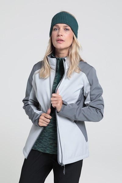 Holland Womens Recycled Softshell Jacket - Grey