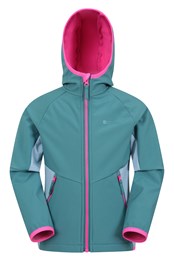 Kids Panelled Water Resistant Softshell