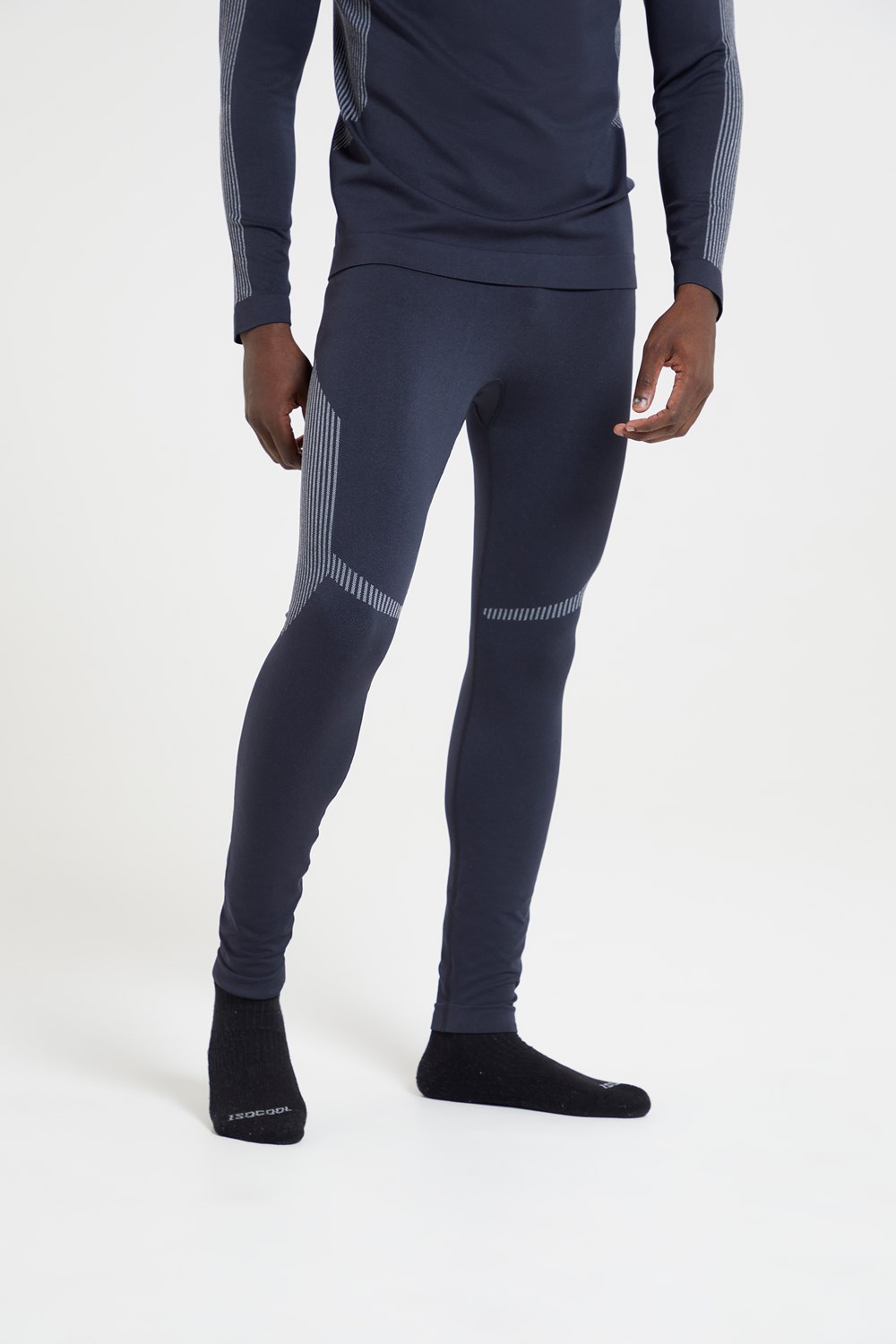 Mountain Warehouse Freestyle Men's Seamless Base Layer Pants Thermal  Leggings