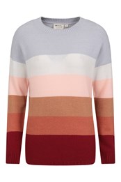 Striped Womens Knitted Top