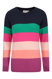 Striped Womens Knitted Top