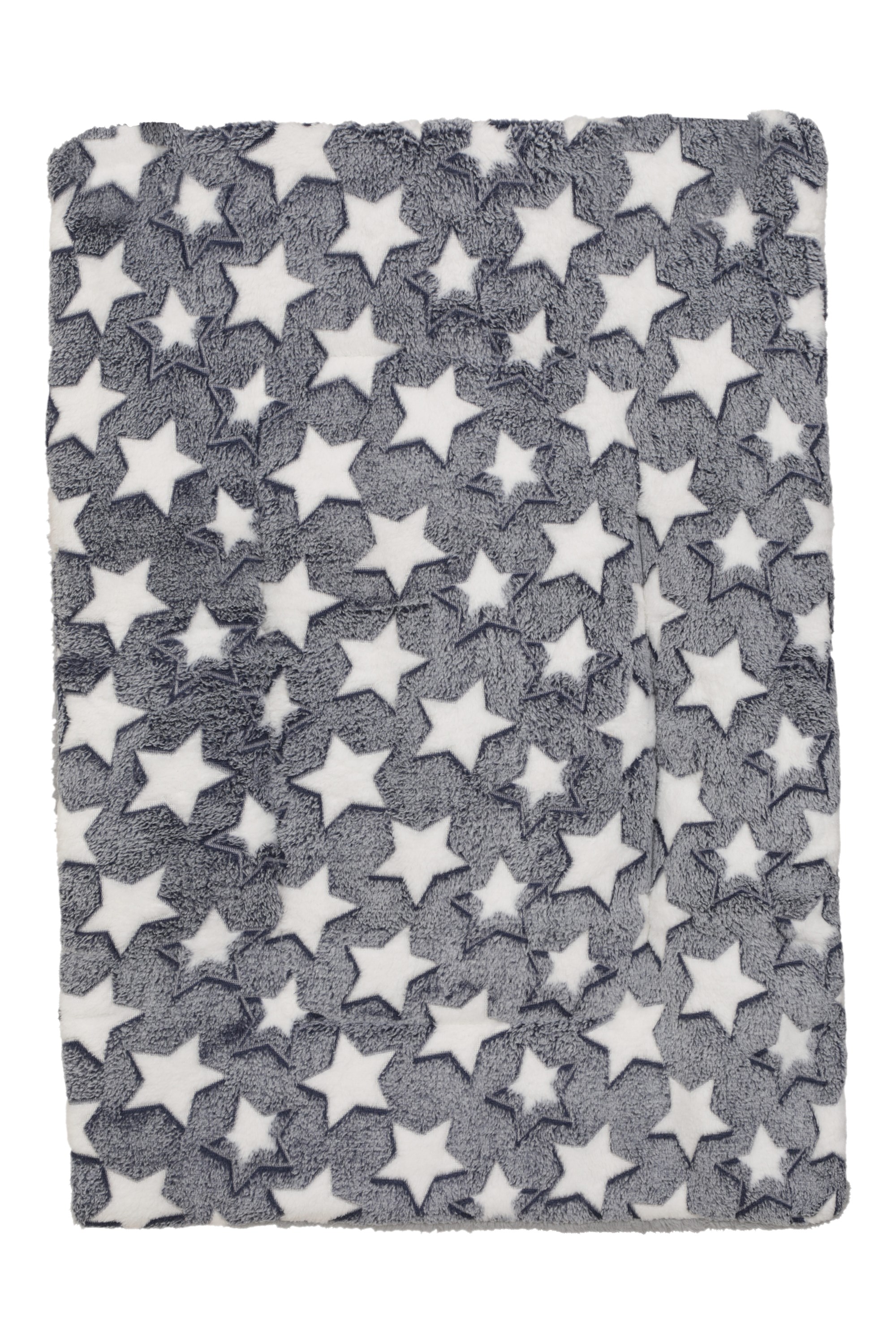 Fluffy Printed Blanket - Brown