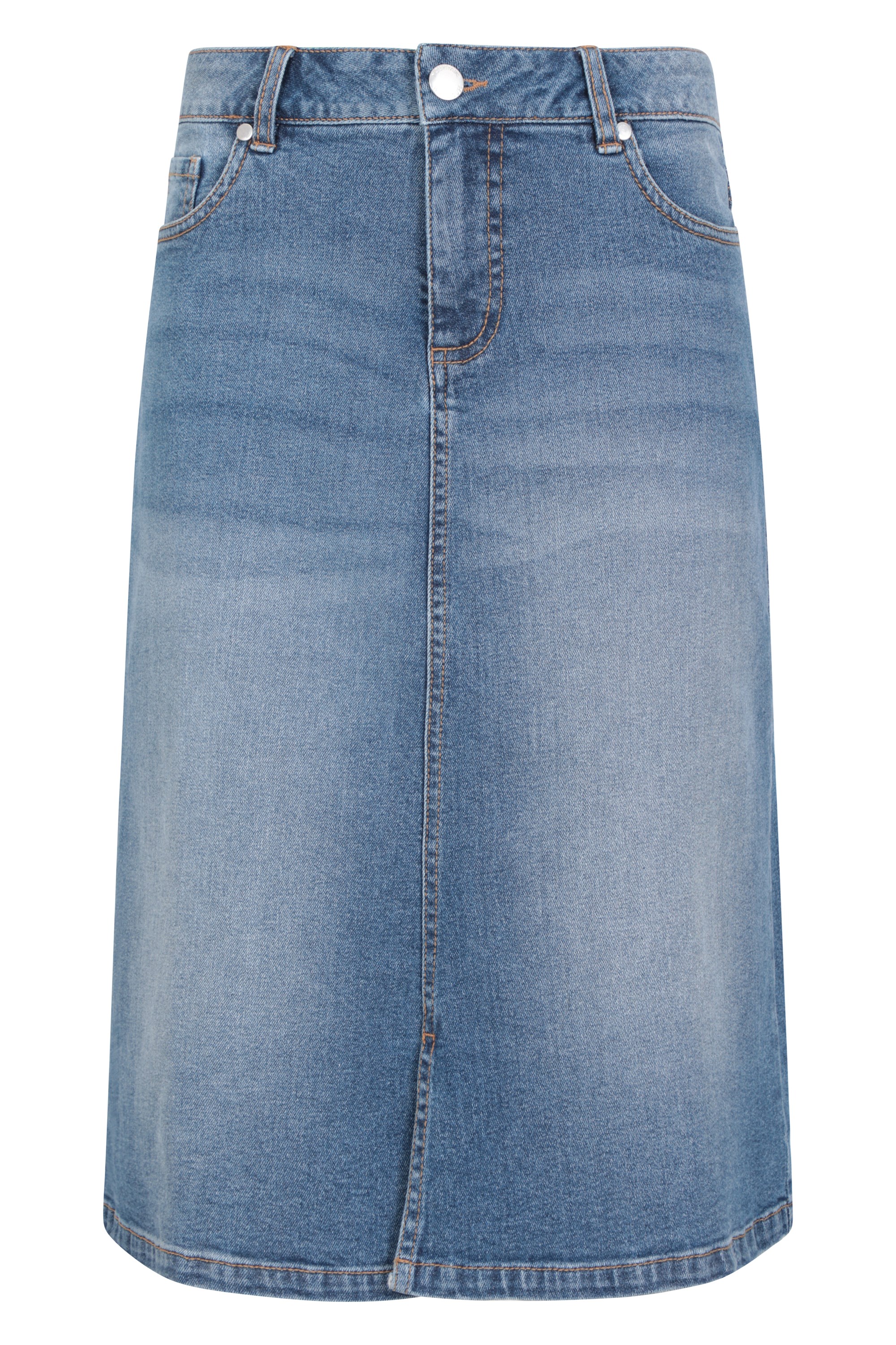 Damska jeansowa spódnica - Blue