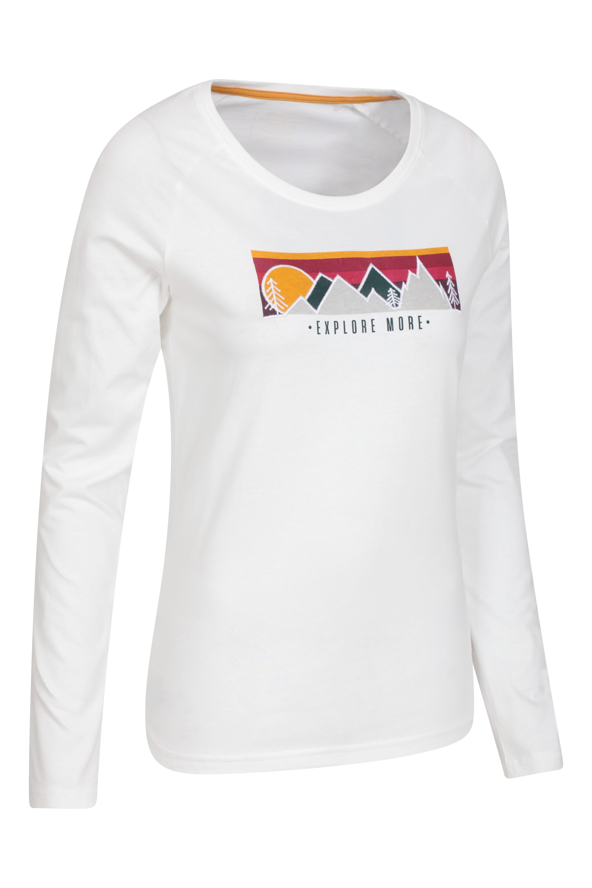 Mountain Warehouse Wms  Forest Brights Printed Long Sleeved Womens Tee In 