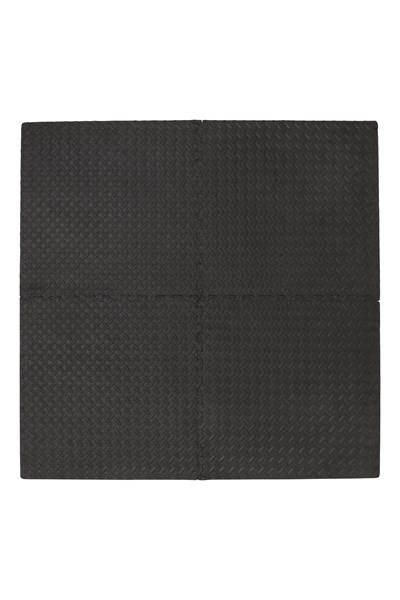 Square Fitness Mats Multipack - Grey
