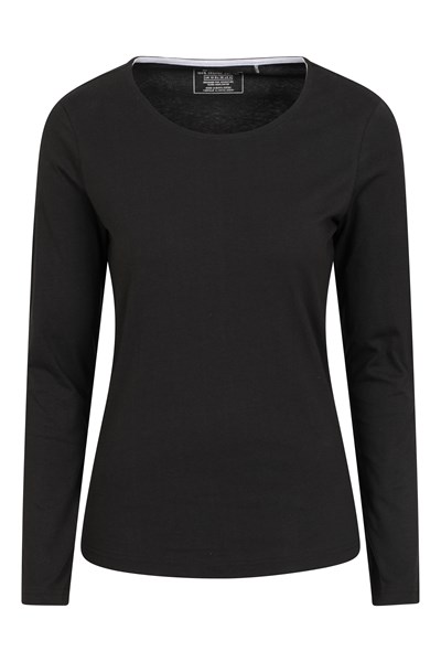 Eden Womens Organic Round Neck T-Shirt - Black