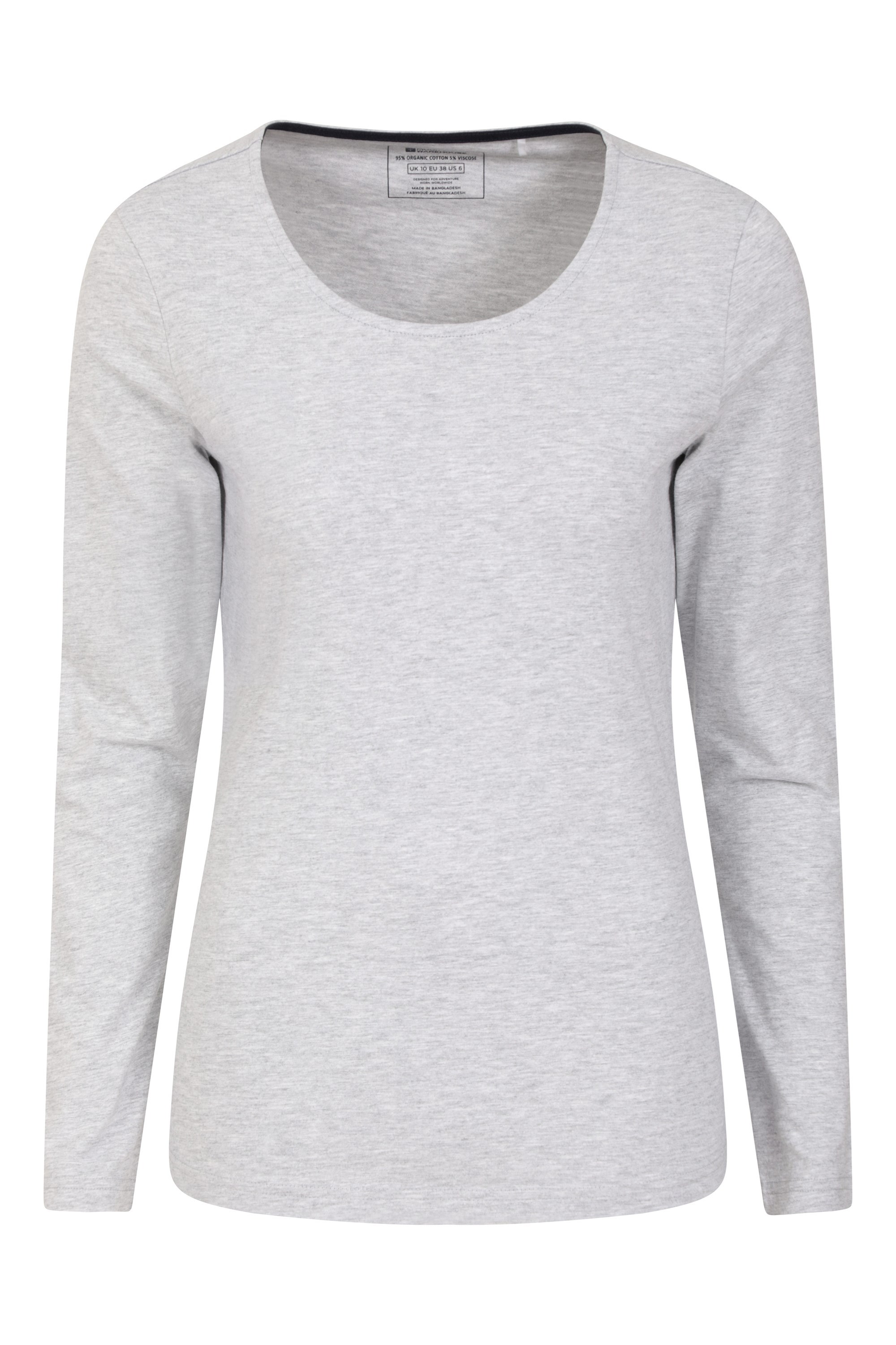 Eden Womens Organic Round Neck T-Shirt - Grey