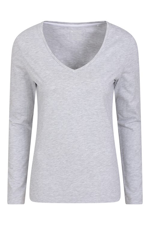 Women's Slim Fitted V Neck/Crewneck Long Sleeve T Shirt Basic Soft Cotton  Tops