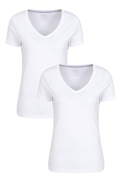 Eden Womens Organic Short Sleeve T-Shirt 2-Pack
