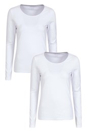 Eden damska organiczna koszulka — opakowanie zbiorcze Biały