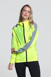 Femme Womens Lightweight Cycling Jacket Yellow