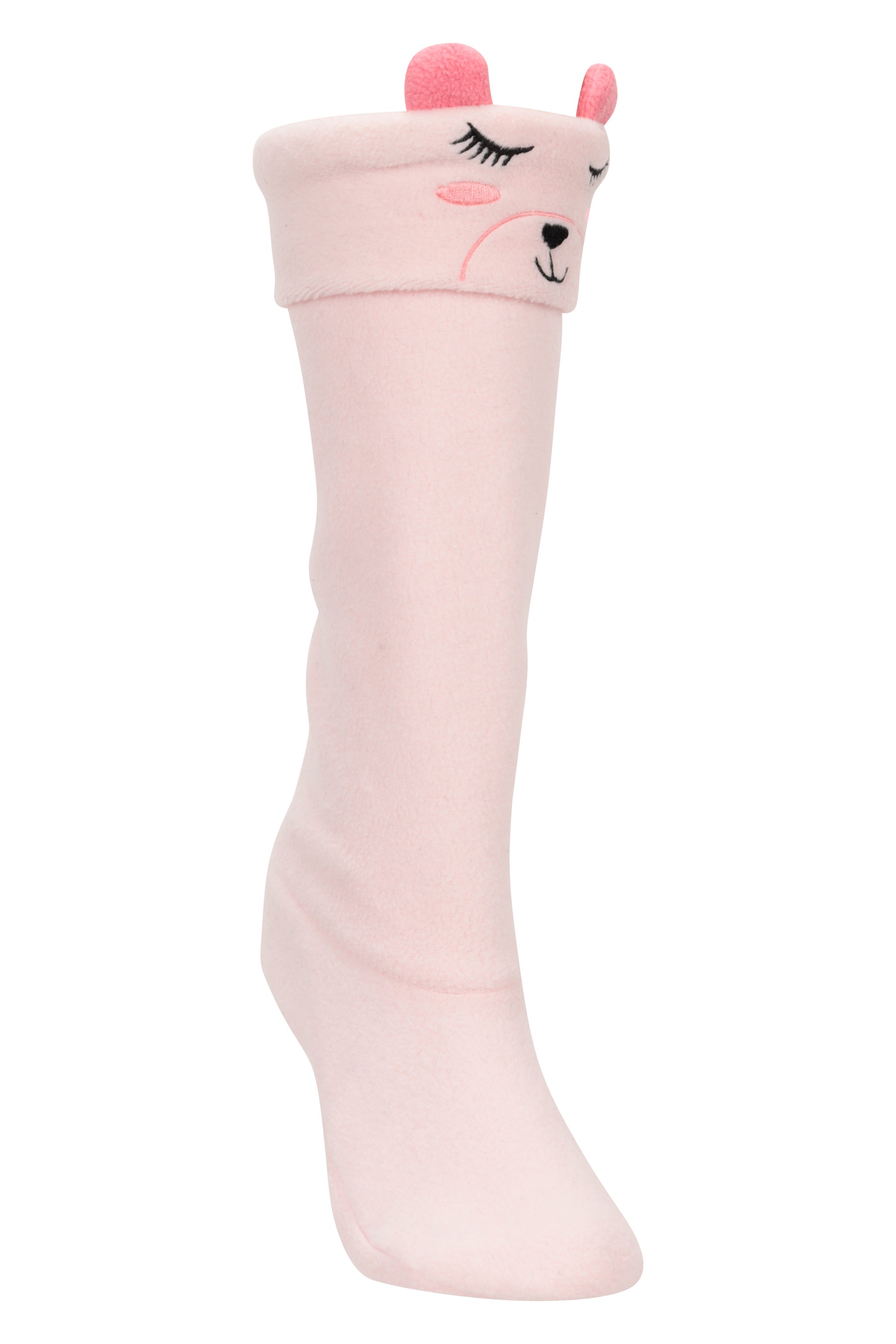 Kids Animal Welly Liners - Pink