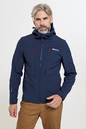 Direction Mens Recycled Softshell Jacket Navy