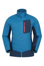 Rotate Mens Padded Softshell Jacket Bright Blue