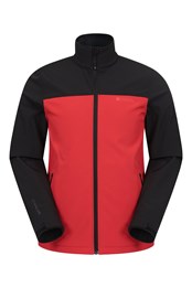 Vertex Mens Water Resistant Softshell Jacket Active Red