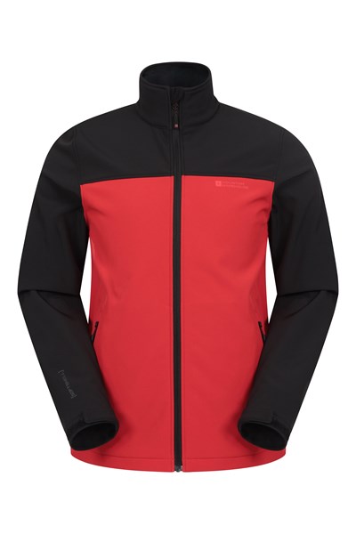 Vertex Mens Water Resistant Softshell Jacket - Red