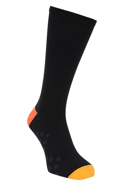Reflective Unisex Bike Socks - Black