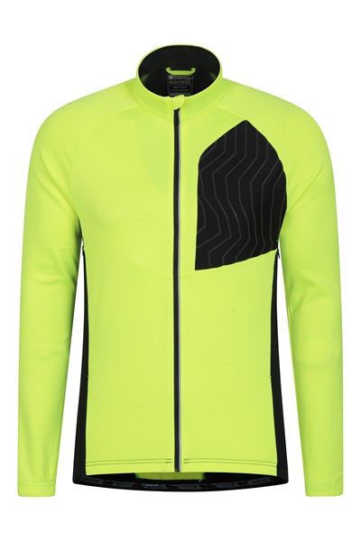 Elevation Mens Cycling Softshell Jacket - Yellow