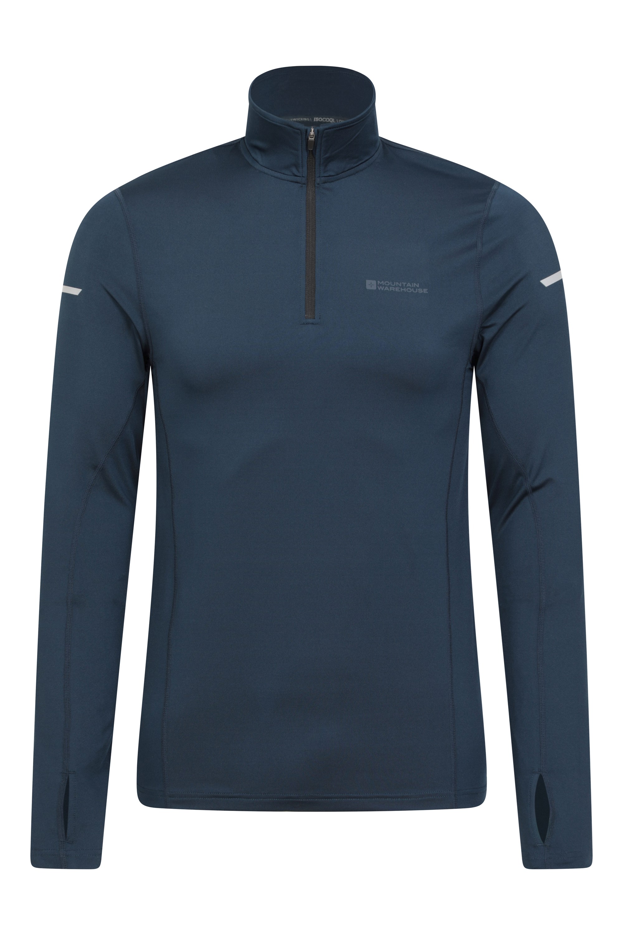 Mountain Warehouse Endurance Mens Long Sleeved Top - Navy | Size S