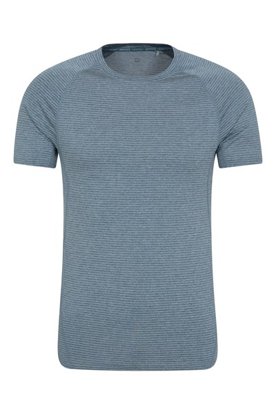 Opt Mens Muscle Fit Tee - Blue