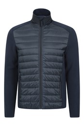 Bude Mens Recycled Padded Fleece Jacket
