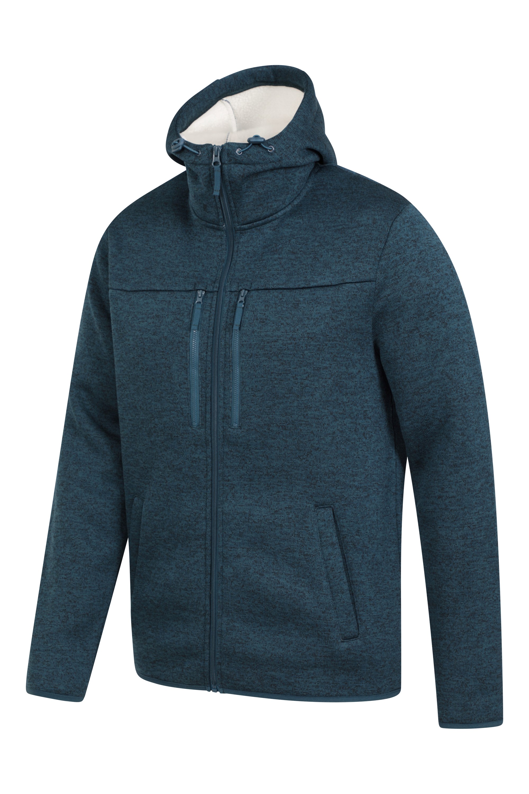 Nevis mens clearance fur lined hoodie