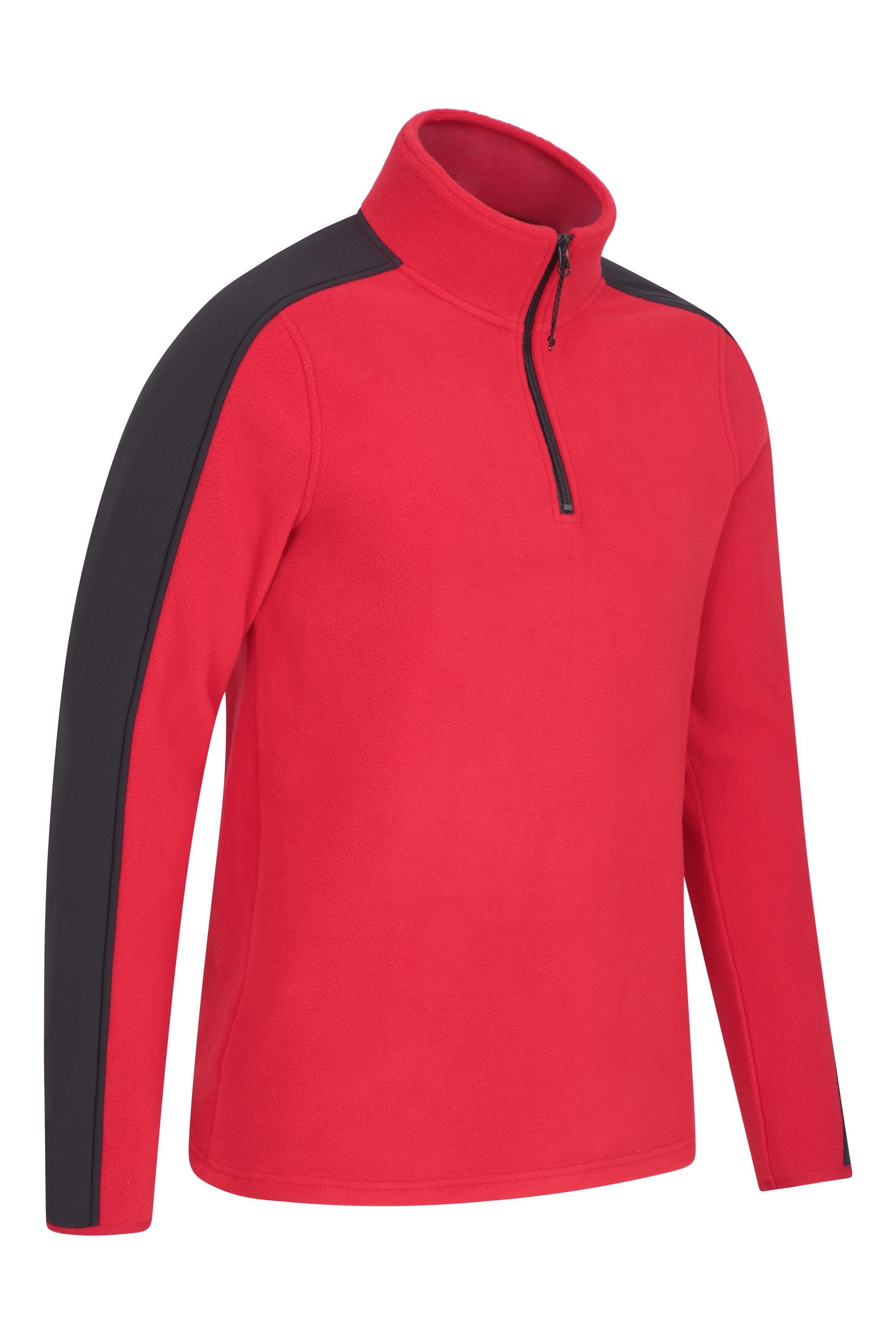 red mens fleece