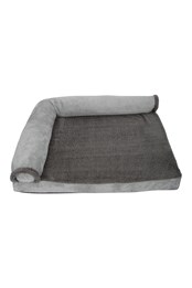 Medium Cushioned Dog Bed Grey