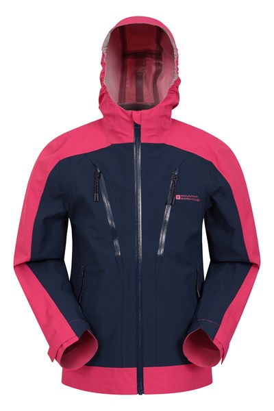 Summit Utra Kids 3 Layer Waterproof Jacket - Pink