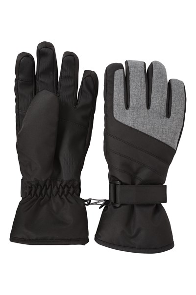 Glide Womens Ski Gloves - Black