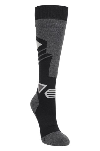 Extreme Womens Thermal Merino Knee Length Ski Socks Black