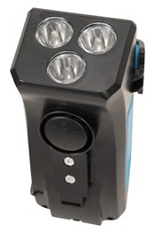 Bike Phone Bracket With Light Black