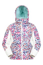 Vortex Kids Printed Ski Jacket Leopard