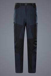 Ultra - męskie spodnie trekkingowe - długie Granatowy
